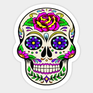 Skull sugar Sticker